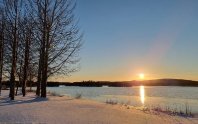 2 pays, 1’518 km, -17°c et de la neige en grande quantité.