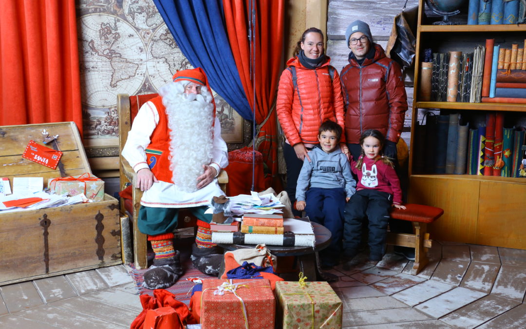 Visite chez le Père Noël et on descend au sud.